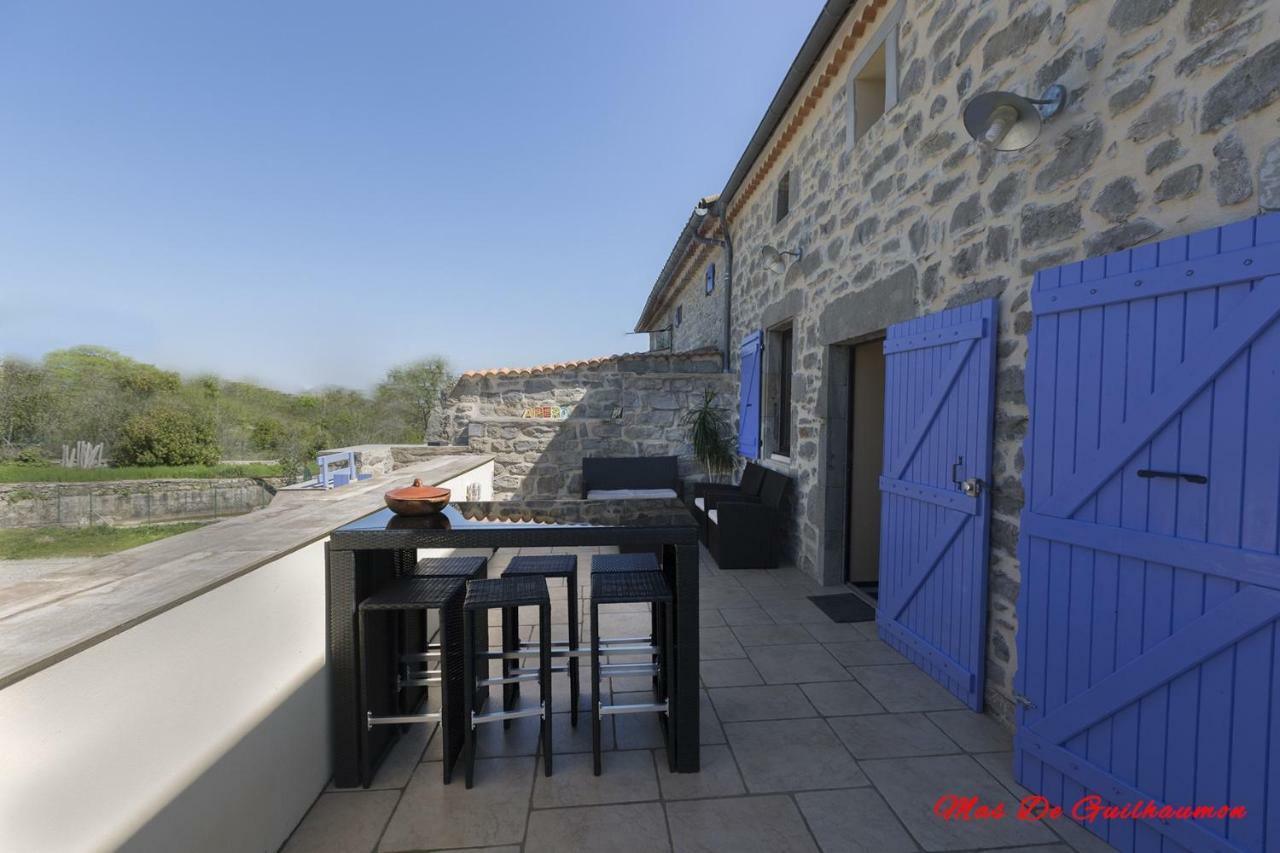 Villa Mas de Guilhaumon côté hameau à Joyeuse Extérieur photo
