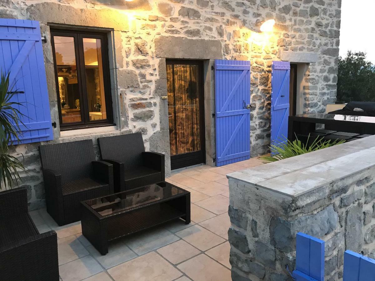 Villa Mas de Guilhaumon côté hameau à Joyeuse Extérieur photo